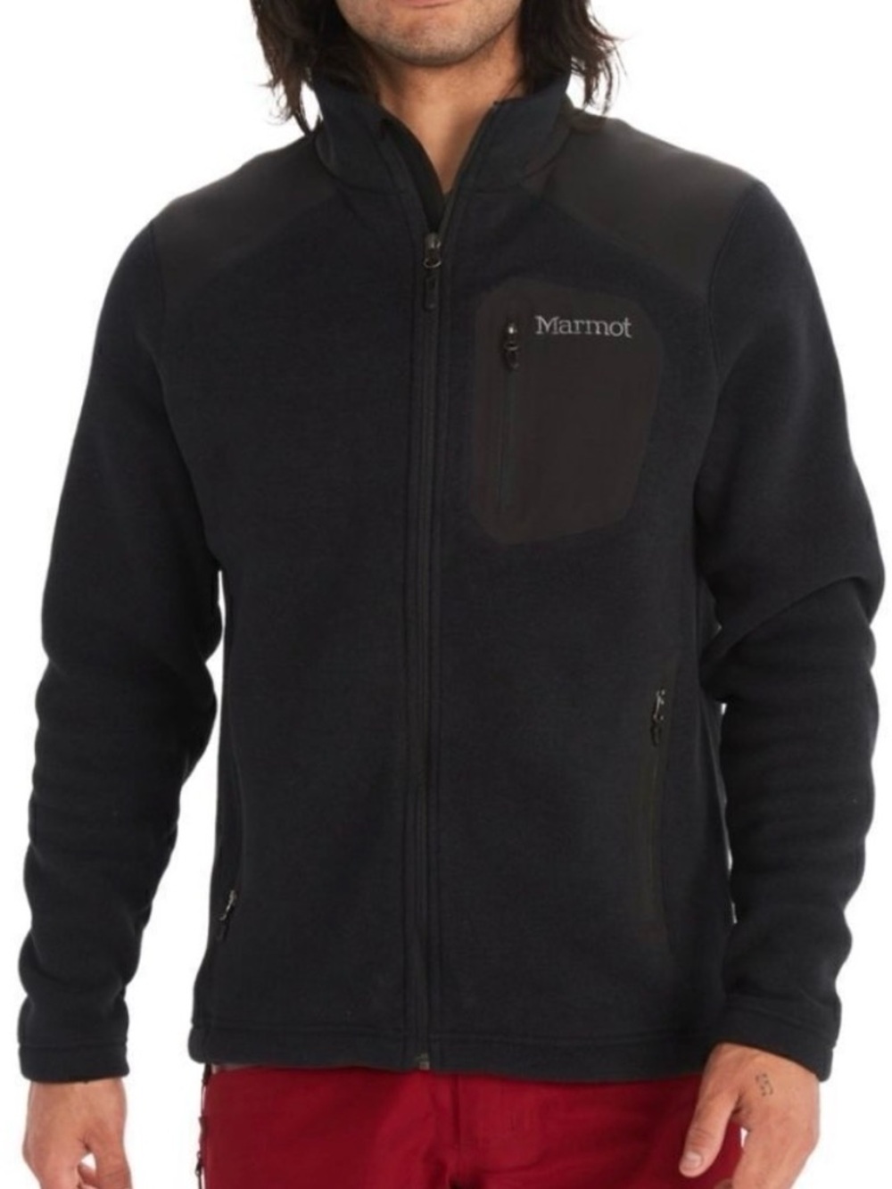 Marmot black fleece jacket S